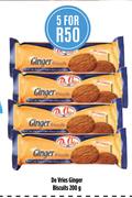 De Vries Ginger Biscuits-5x200g
