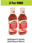 Wellignton's Sweet Chilli Sauce-For 2 x 700ml