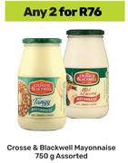 Crosse & Blackwell Mayonnaise Assorted-For 2 x 750g