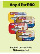 Lucky Star Sardines Assorted-For 4 x 120g