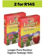 Laager Pure Rooibos Tagless Teabags-For 2 x 160s