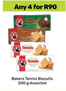 Bakers Tennis Biscuits Assorted-For 4 x 200g