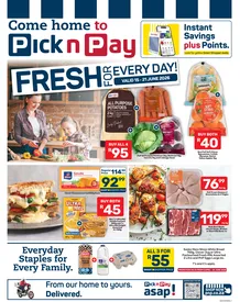 Pick n Pay Gauteng, Mpumalanga, Limpopo, North West, Free State & Northern Cape : Fresh For Every Day (15 June - 21 June 2026)