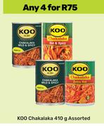 Koo Chakalaka Assorted-For 4 x 410g