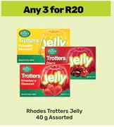 Rhodes Trotters Jelly Assorted-For 3 x 40g