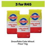 Snowflake Cake Wheat Flour-For 3 x 1Kg