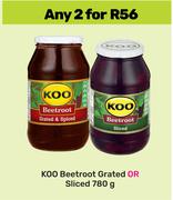 Koo Beetroot Grated Or Sliced-For 2 x 780g
