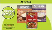 Smash 2 x 104g Plus Bull Brand Mince 400g-All For