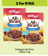 Kellogg's All Bran Flakes-For 2 x 1Kg
