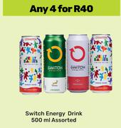 Switch Energy Drink Assorted-For 4 x 500ml