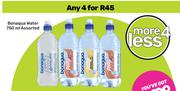 Bonaqua Water Assorted-For 4 x 750ml