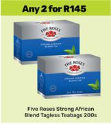 Five Roses Strong African Blend Tagless Teabags-For 2 x 200s