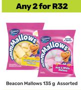 Beacon Mallows Assorted-For 2 x 135g