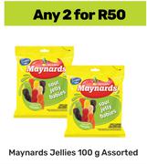 Maynards Jellies Assorted-For 2 x 100g