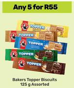 Bakers Topper Biscuits Assorted-For 5 x 125g