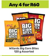 Willards Big Corn Bites Assorted-For 4 x 120g