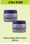 Reitzer Baby Bum Cream-For 2 x 300ml