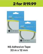NS Adhesive Tape 33m x 12mm-For 2