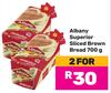Albany Superior Sliced Brown Bread-For 2 x 700g