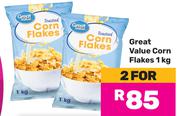 Great Value Corn Flakes-For 2 x 1Kg