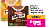 Bokomo ProNutro (Chocolate Or Original)-For 2 x 500g