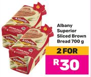 Albany Superior Sliced Brown Bread-For 2 x 700g