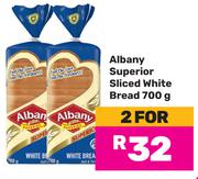 Albany Superior Sliced White Bread-For 2 x 700g