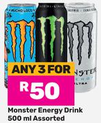 Monster Energy Drink Assorted-For Any 3 x 500ml
