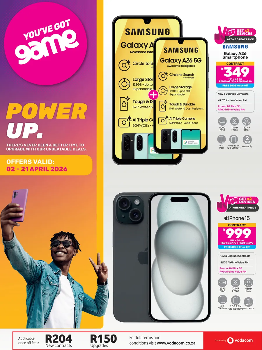 Game Cellular : Power Up (02 April - 21 April 2026)