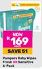 Pampers Baby Wipes (Fresh Or Sensitive) 6 Pack-Each