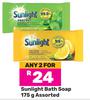 Sunlight Bath Soap Assorted-For Any 2 x 175g