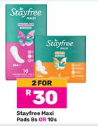Stayfree Maxi Pads 8s Or 10s Pack-For 2