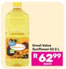 Great Value Sunflower Oil-2L