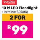 Eurolux 10W LED Floodlight 807606-For 2