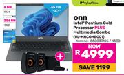 Onn Intel Pentium Gold Processor Plus Multimedia Combo UL-MMCOMBO01 850039125/4530