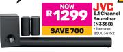JVC 5.1 Channel Soundbar N335B 850036152