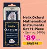 Helix Oxfort Mathematical Instruments Set (11 Piece) 34956