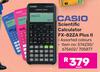 Casio Scientific Calculator FX-82ZA Plus II 574230/675602/705877-Each