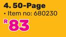 Butterfly A4 Pocket File (50 Page) 680230