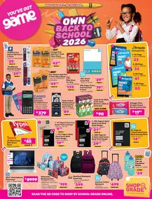 Game : Own Back To School 2026 (07 July - 28 July 2026)
