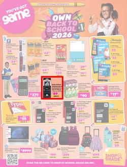 Game : Own Back To School 2026 (07 July - 28 July 2026), page 1