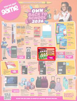 Game : Own Back To School 2026 (07 July - 28 July 2026), page 1