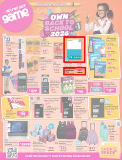 Game : Own Back To School 2026 (07 July - 28 July 2026), page 1
