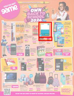 Game : Own Back To School 2026 (07 July - 28 July 2026), page 1