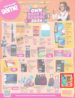 Game : Own Back To School 2026 (07 July - 28 July 2026), page 1