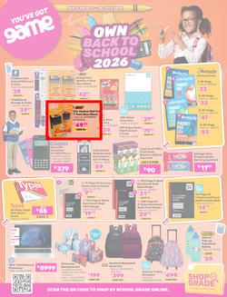Game : Own Back To School 2026 (07 July - 28 July 2026), page 1