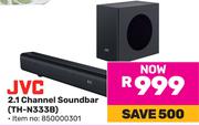 JVC 2.1 Channel Soundbar TH-N222B