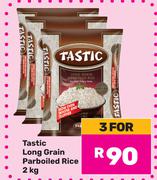 Tastic Long Grain Parboiled Rice-For 3 x 2kg