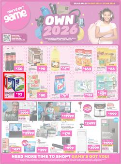 Game : Own 2026 (30 December 2025 - 19 January 2026), page 1