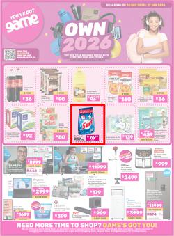 Game : Own 2026 (30 December 2025 - 19 January 2026), page 1